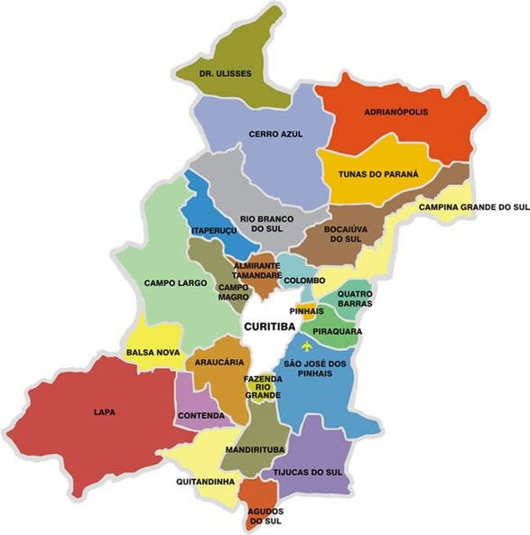 Região Metropolitana de Curitiba tem o